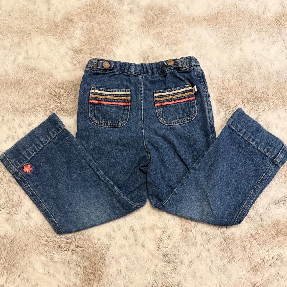 genuine kids from oshkosh neopolitan suede striped jeans size 4T